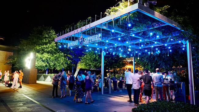 National Gallery of Victoria’s open-air Bombay Sapphire Gin Garden.