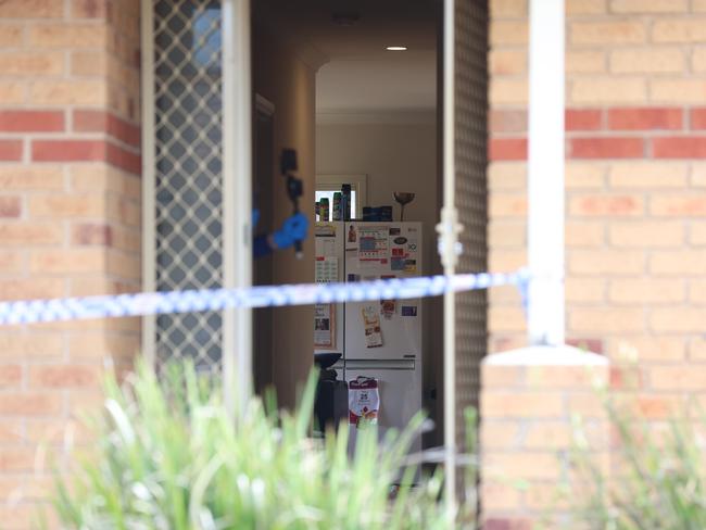 The alleged assault occurred inside the Werribee home. Picture: Brendan Beckett