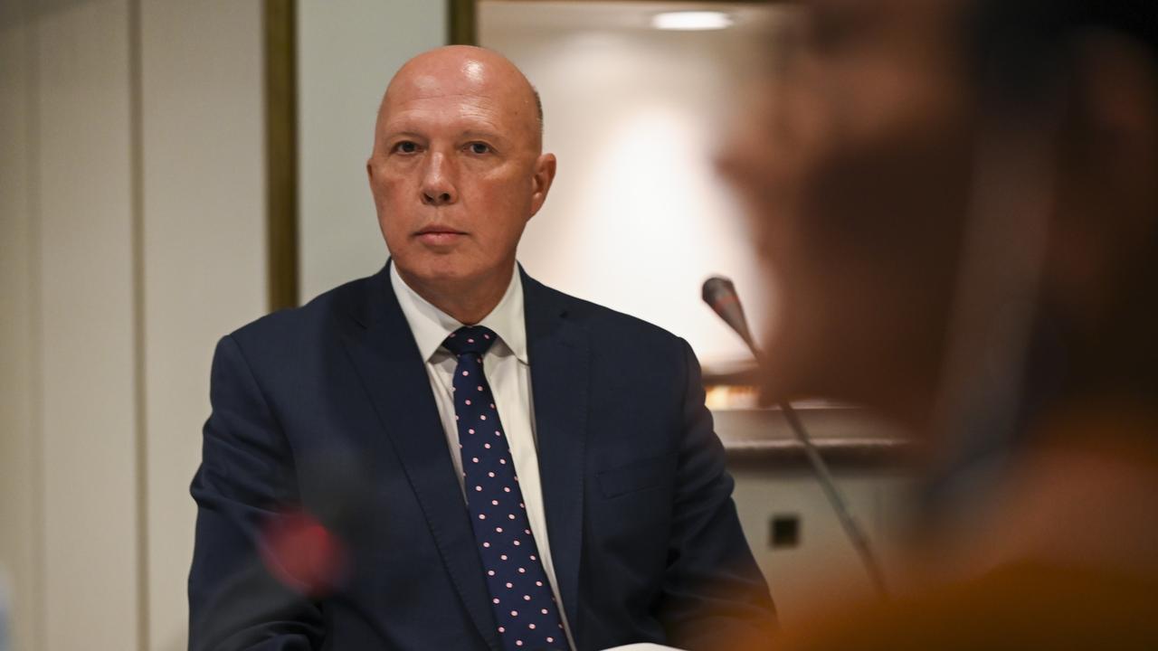 Peter Dutton has issued a warning to ordinary Australians. Picture: NCA NewsWire / Martin Ollman