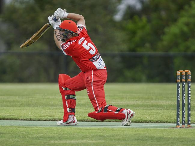 Sorrento opener Jedd Falck on the drive. Picture: Valeriu Campan