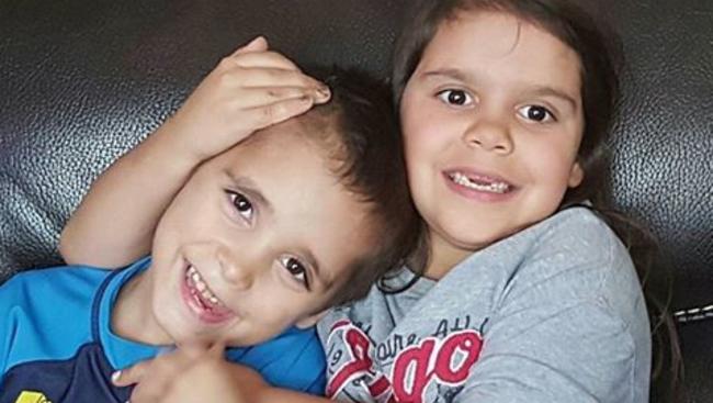 Hillier murder victims Korey, 5, and Amber, 6. Source: Facebook