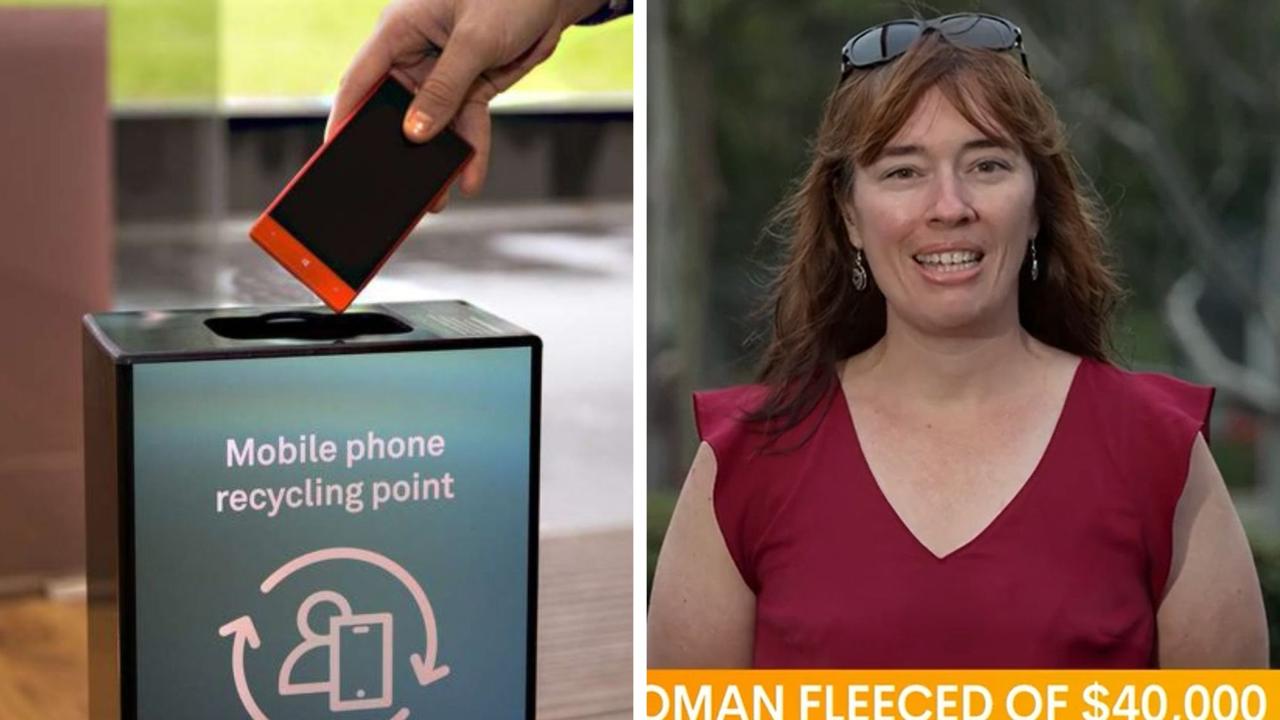 Melbourne woman scammed $40,000 after disposing of old phone at e