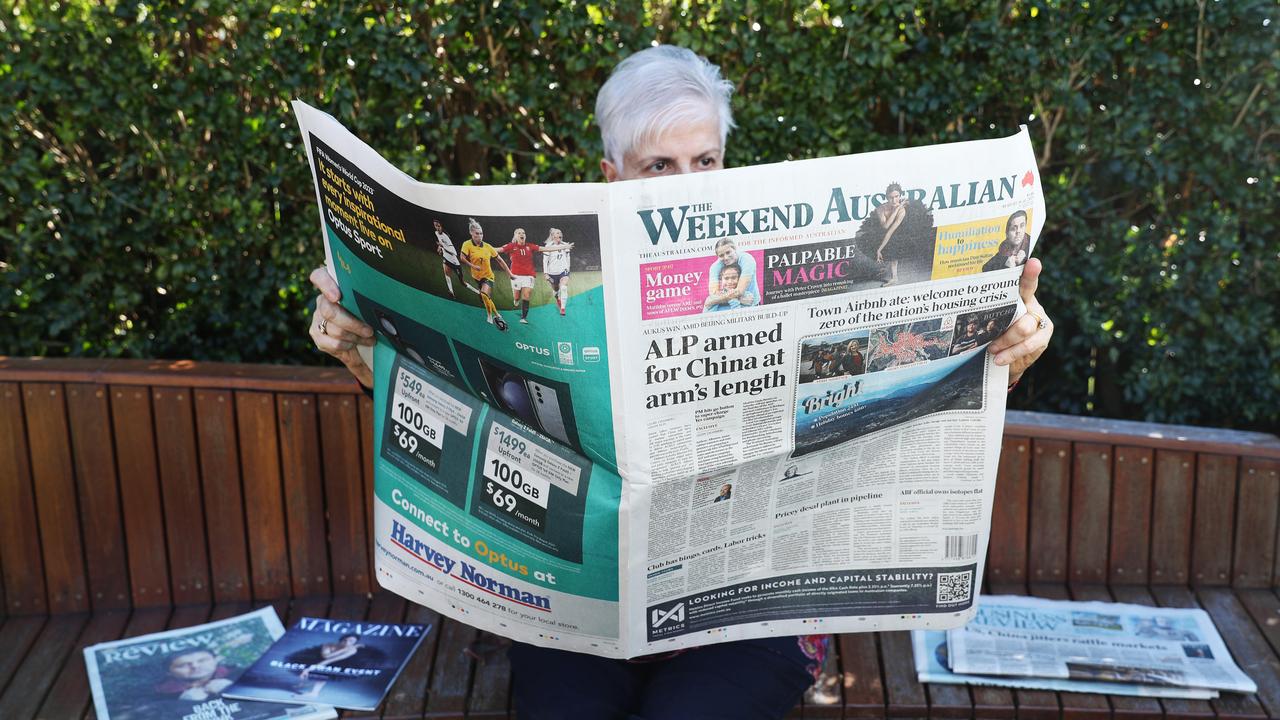 The Australian bucks trend in print, stretches lead on main rival