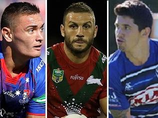 NEWCASTLE, AUSTRALIA - APRIL 25: Danny Levi of the Knights in action during the round eight NRL match between the Newcastle Knights and the Manly Sea Eagles at Hunter Stadium on April 25, 2016 in Newcastle, Australia. (Photo by Ashley Feder/Getty Images)