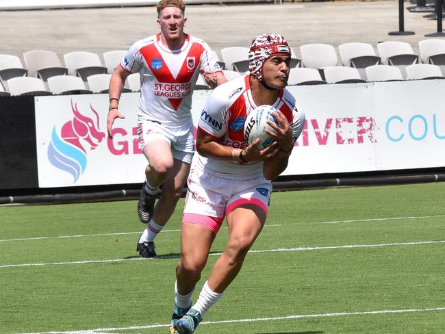 Brandon Tikinau and the SG Ball Dragons are the lone St George side in the finals. Picture: Sean Teuma