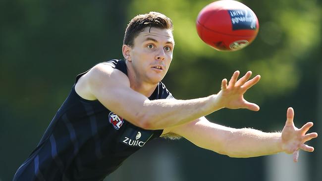 Jake Lever will play his first game in Melbourne colours. Picture: Getty