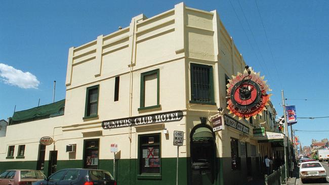 The Punters Club Hotel in Brunswick St, Fitzroy, hosted a plethora of Aussie bands, including Silverchair and The Avalanches.