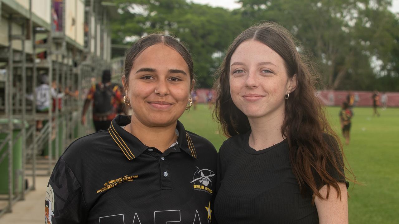 Martia Gela and Billie Perry at the Kanaka Proud Cup. Saturday 4 November 2023 Picture: Michaela Harlow