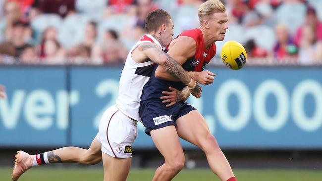 Melbourne Demons and St Kilda to clash in Alice Springs on August 29. Picture: Michael Dodge/Getty Images