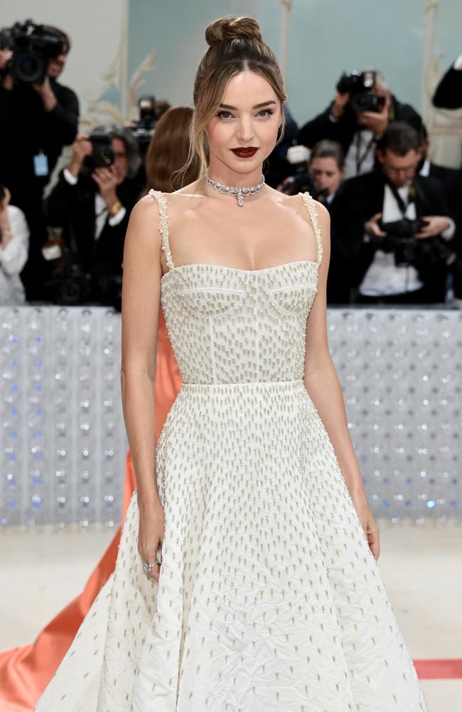 Miranda Kerr attends the 2023 Met Gala. Picture: Getty