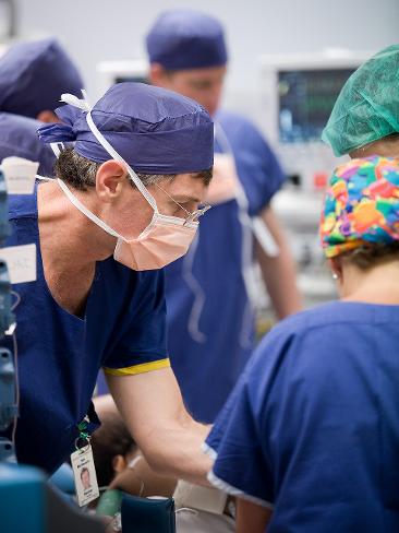 <p>First pictures from inside the operating theatre. Picture: Royal Children's Hospital</p>