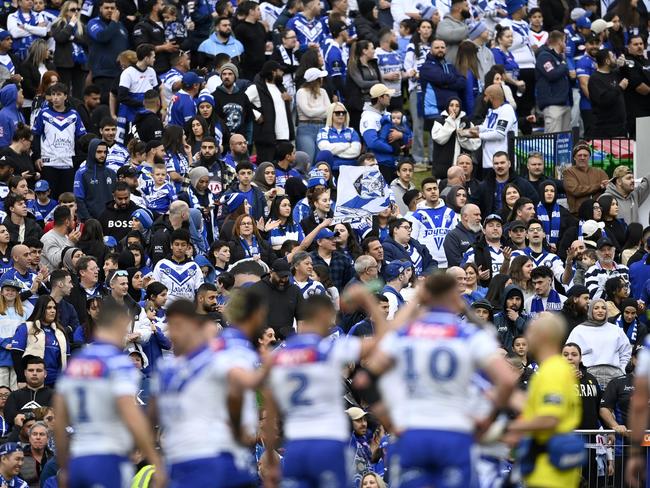 NRL R 22 Canterbury Bankstown Bulldogs v Canberra Raiders at Belmore Oval. Picture: NRL Photos/Gregg Porteous