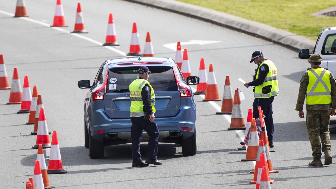 Border restrictions have been in place on and off since the pandemic began. Picture: Nigel Hallett