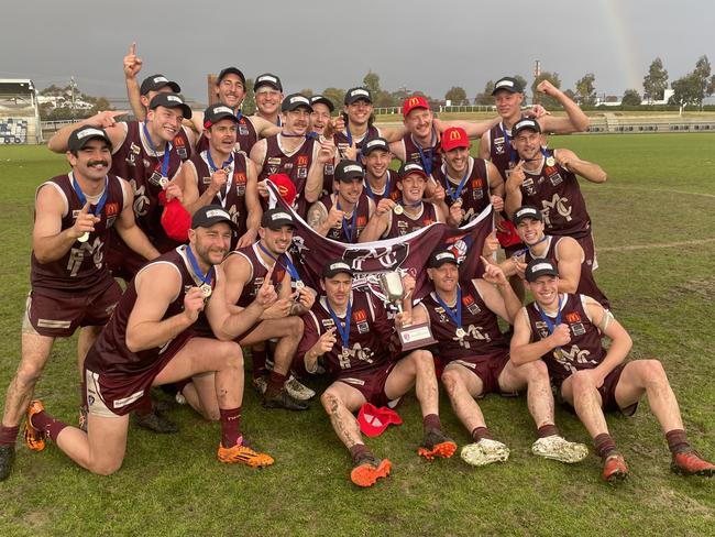 Melton won last year's Ballarat Football Netball League senior premiership for the first time in 15 years. Picture: Shane Jones.