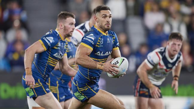 Ryan Matterson is battling a rib complaint and will miss the Eels’ clash this weekend. Picture: Getty