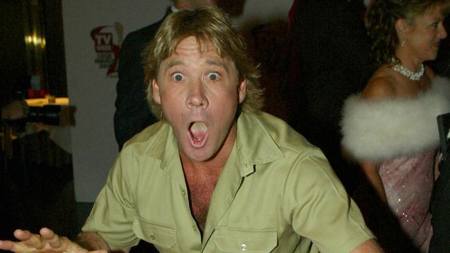 Steve Irwin was in great form in 2003.