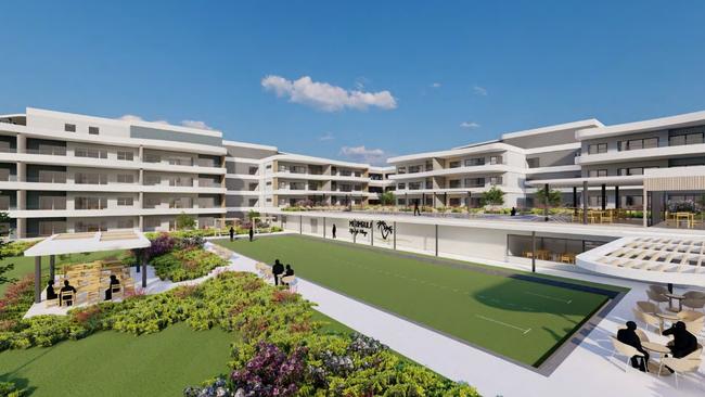 The development boom continues in the NSW far south coast town of Merimbula with Sydney-based developer Justice Fox providing a first look at its new multimillion-dollar seniors housing project known as the Merimbula Lifestyle Village. Pictures: Bega Valley Shire Council