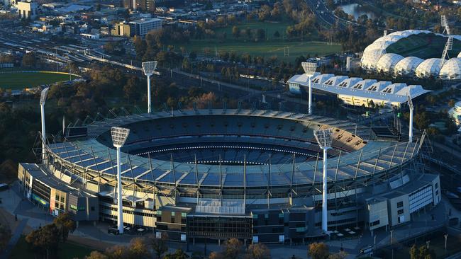 Melbourne Cricket ground, which is ahead of Accor Stadium in the running for hosting the Rugby World Cup final. Photo: AAP Image/James Ross