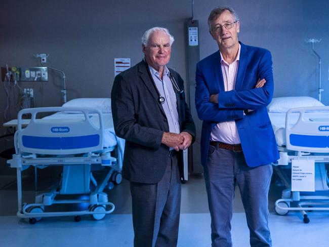 18/03/2022  Cardiologist Professor Richard Harper (left) and his colleague Brett Forge have written an opinion piece advising people on how to avoid sudden heart attacks.. Aaron Francis / The Australian