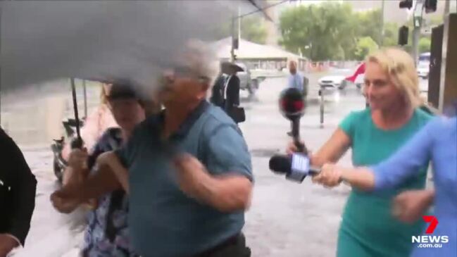 Tense scenes outside Raelene Polymiadis bail hearing in Adelaide