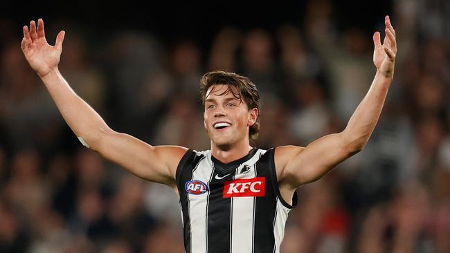 Patrick Lipinski was huge in Collingwood’s win over St Kilda.