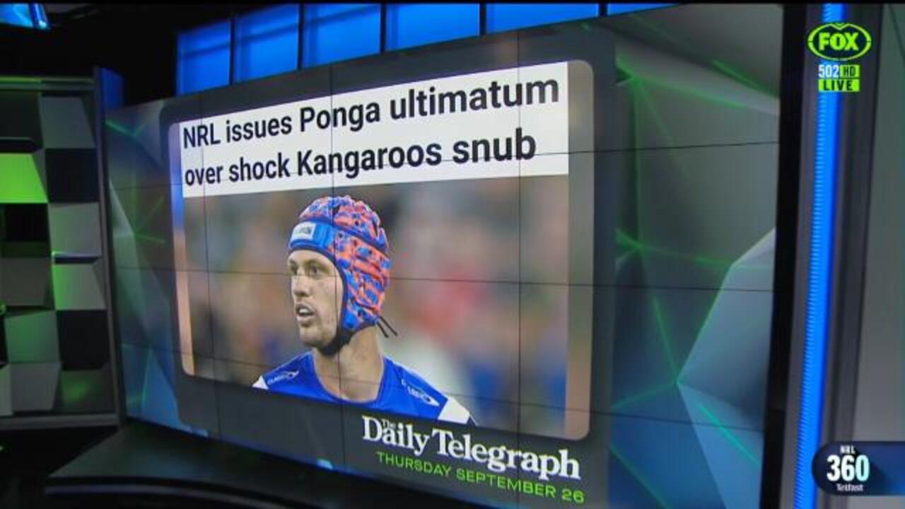 Ponga to backflip on Kangaroos call?