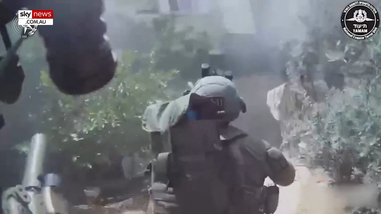 Footage shows moment hostages are rescued in central Gaza