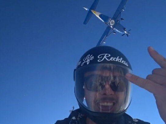 Matthew Hills was a keen thrillseeker and loved skydiving and bungee jumping. Picture: Supplied