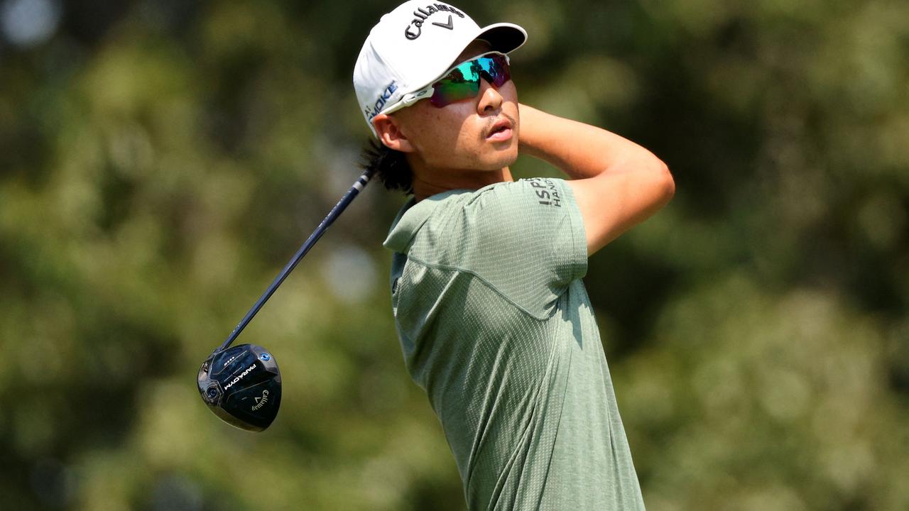 Min Woo Lee will make his Presidents Cup debut in Canada. Picture: Mike Mulholland/Getty Images/AFP