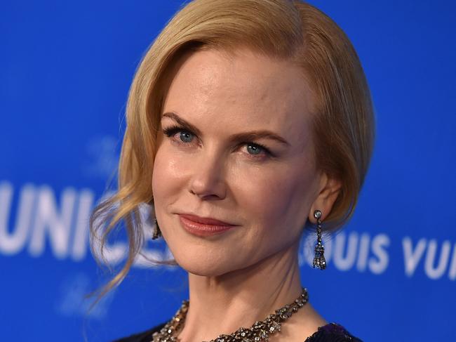 Nicole Kidman arrives at the The Sixth Biennial UNICEF Ball at the Beverly Wilshire Four Seasons Hotel on Tuesday, Jan. 12, 2016 in Beverly Hills, Calif. (Photo by Jordan Strauss/Invision/AP)