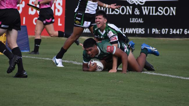 Meninga Cup semi-final action between the Ipswich Jets and Townsville Blackhawks. Saturday April 15, 2023.