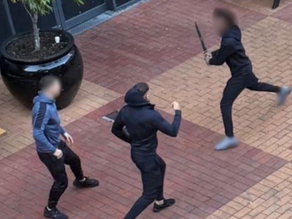 A brawl broke out at Northland Shopping Centre. Picture: X