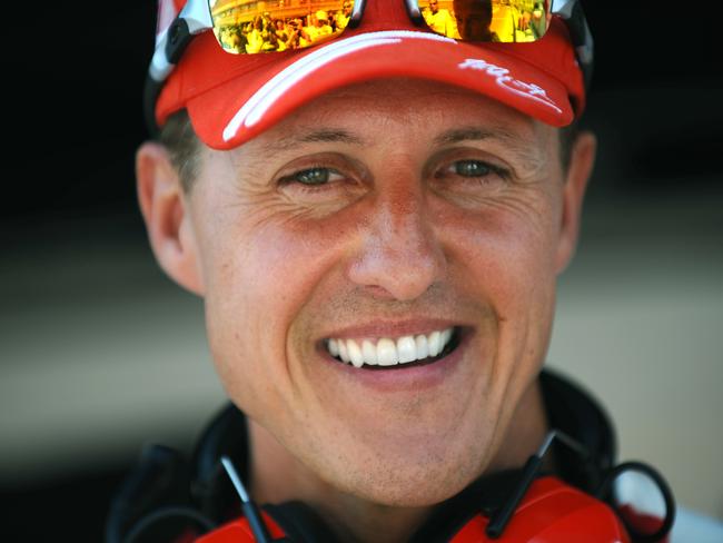 Seven-times F1 drivers champion now Ferrari team advisor Michael Schumacher, at the Valencia Street Circuit in Valencia, after the qualifying session of the Formula One Grand Prix of Europe, 22/08/2009.