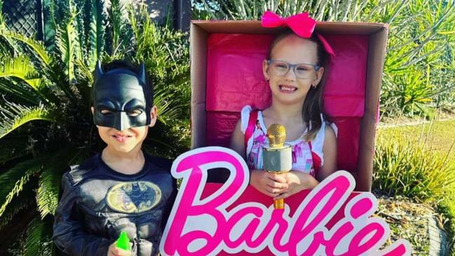 Luca - Batman and Harlow - Barbie