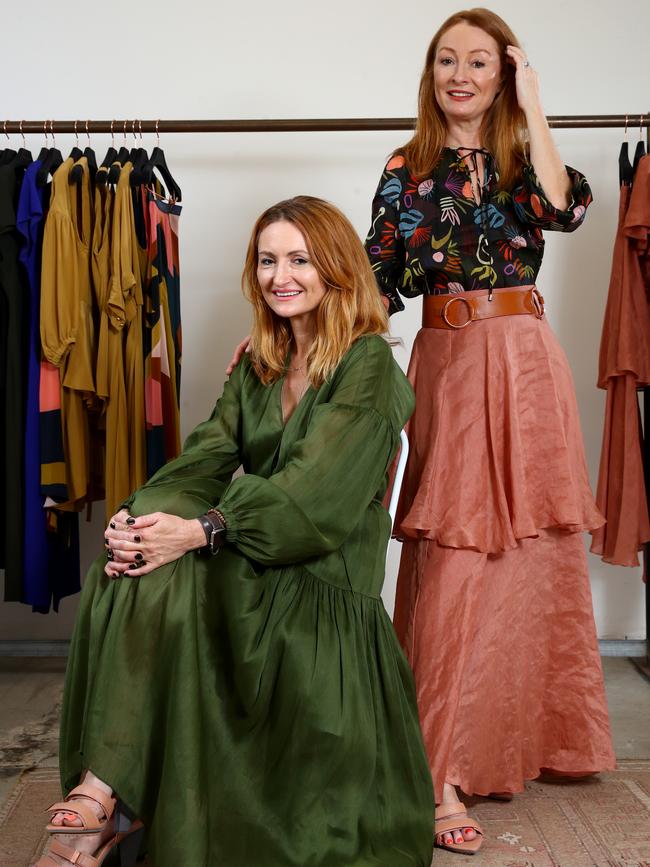 Ginger &amp; Smart designers Alexandra (right) and Genevieve Smart. Picture: Toby Zerna