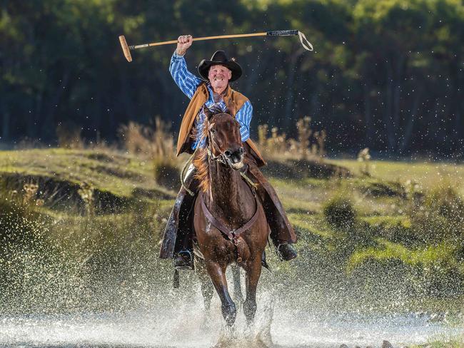 Omeo local Ken Connelly has roped more than 1300 brumbies. Picture: Jason Edwards