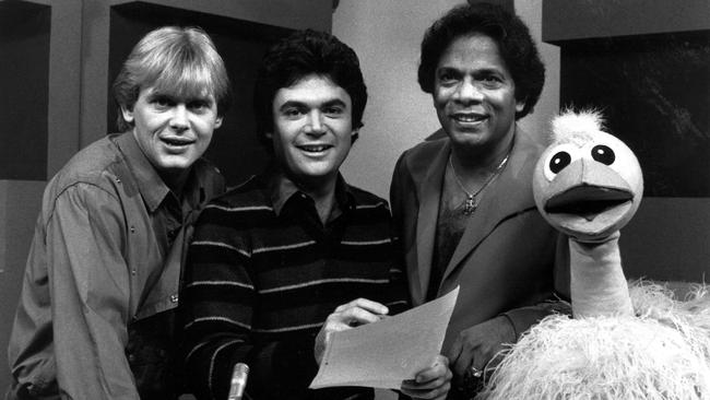 John Farnham and Kamahl appear on TV Show Hey Hey It's Saturday. Picture: Supplied