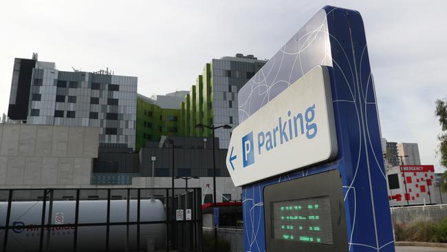 Whitehorse Council has issued free parking to hospital staff across the municipality. Friday, April 3, 2020. Picture: David Crosling