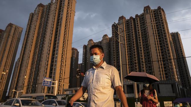 Evergrande is behind massive developments across China, including the Changqing Community project pictured here in Wuhan. Picture: Getty Images