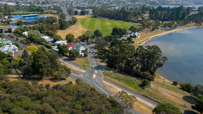 Queens Walk between Bellevue Parade and the Domain Highway will be closed to enable the installation of a section of a new 4.3km sewer pipeline. Picture: TasWater.