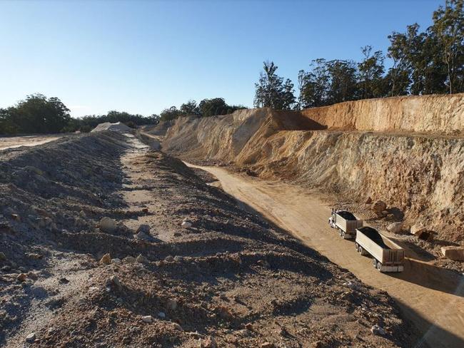 Dowes Quarry on the Mount Lindesay Highway near Tenterfield.