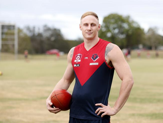 QAFL Surfers Paradise Demons: 2019 captain Brody Haberfield. Pic Tim Marsden