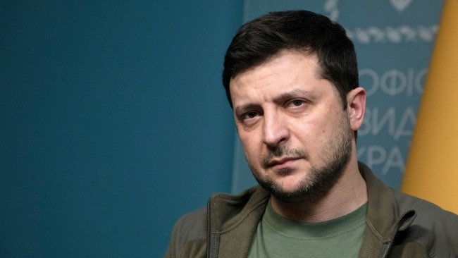 "The Russian invaders cannot conquer us. They do not have such strength," Ukrainian President Volodymyr Zelensky said. Picture: Getty Images