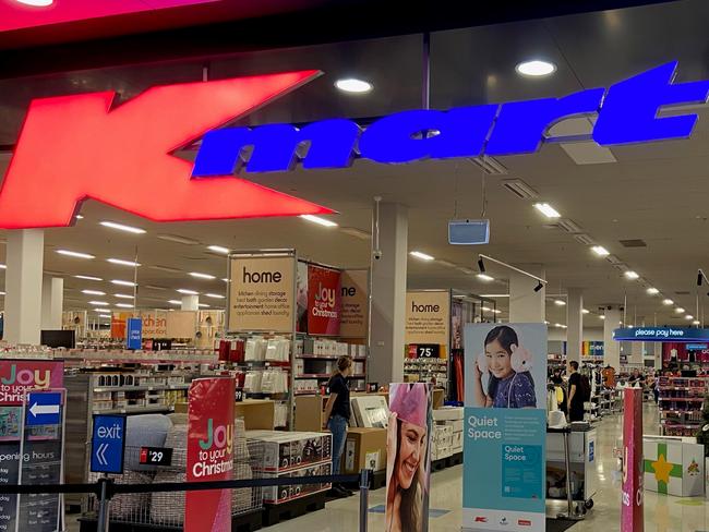 Kmart is introducing “low sensory” shopping at select stores for shoppers who find the usual hustle and bustle stressful, including people on the autism spectrum. The “Quiet Space” program every Wednesday from 3.30pm to 5.30pm will involve changes to the in-store environment, including dimmed lighting, quieter music, register and scanner volumes, and limited trolley collections. Picture: Kmart via NCA NewsWire