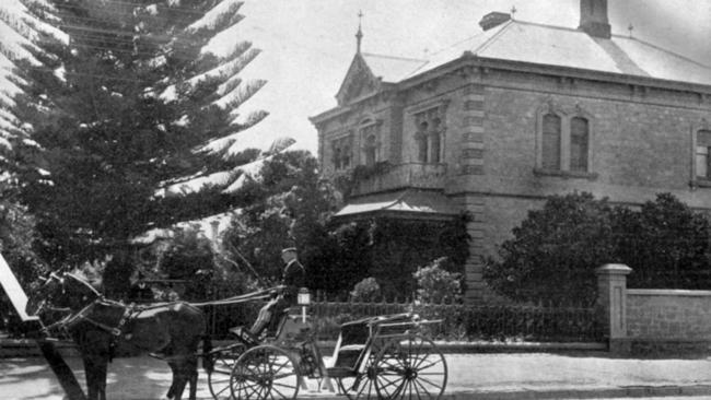 A photo of Davaar mansion on South Tce printed in The Chronicle in 1903, when it was owned by former SA parliamentary speaker Sir Jenkin Coles.