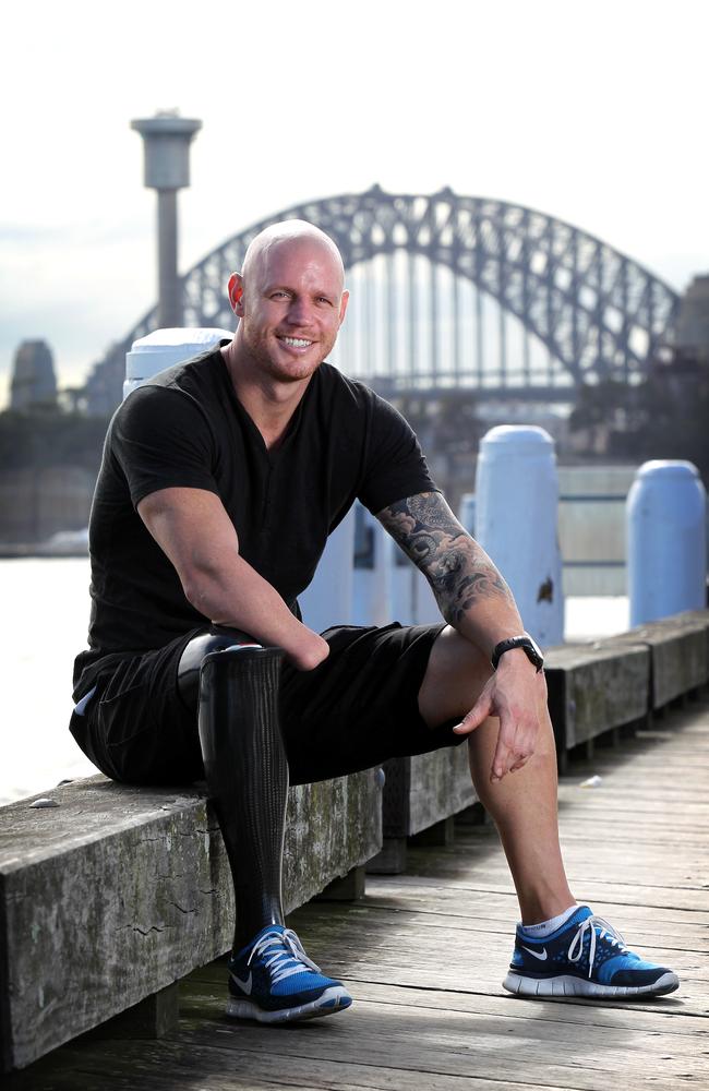 Paul De Gelder lost a hand and a leg when attacked by a bull shark in Sydney Harbour.