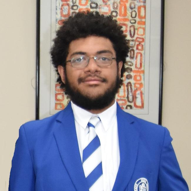 Nelson Alo, captain at Cairns State High School. Photo: Supplied