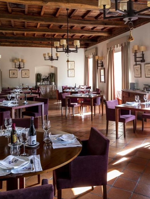 Restaurant at Parador de Monforte de Lemos..