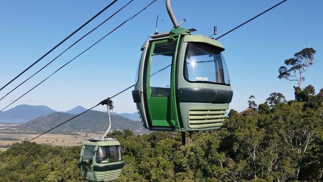 Cairns’ premier tourism attraction, Skyrail rainforest cableway.