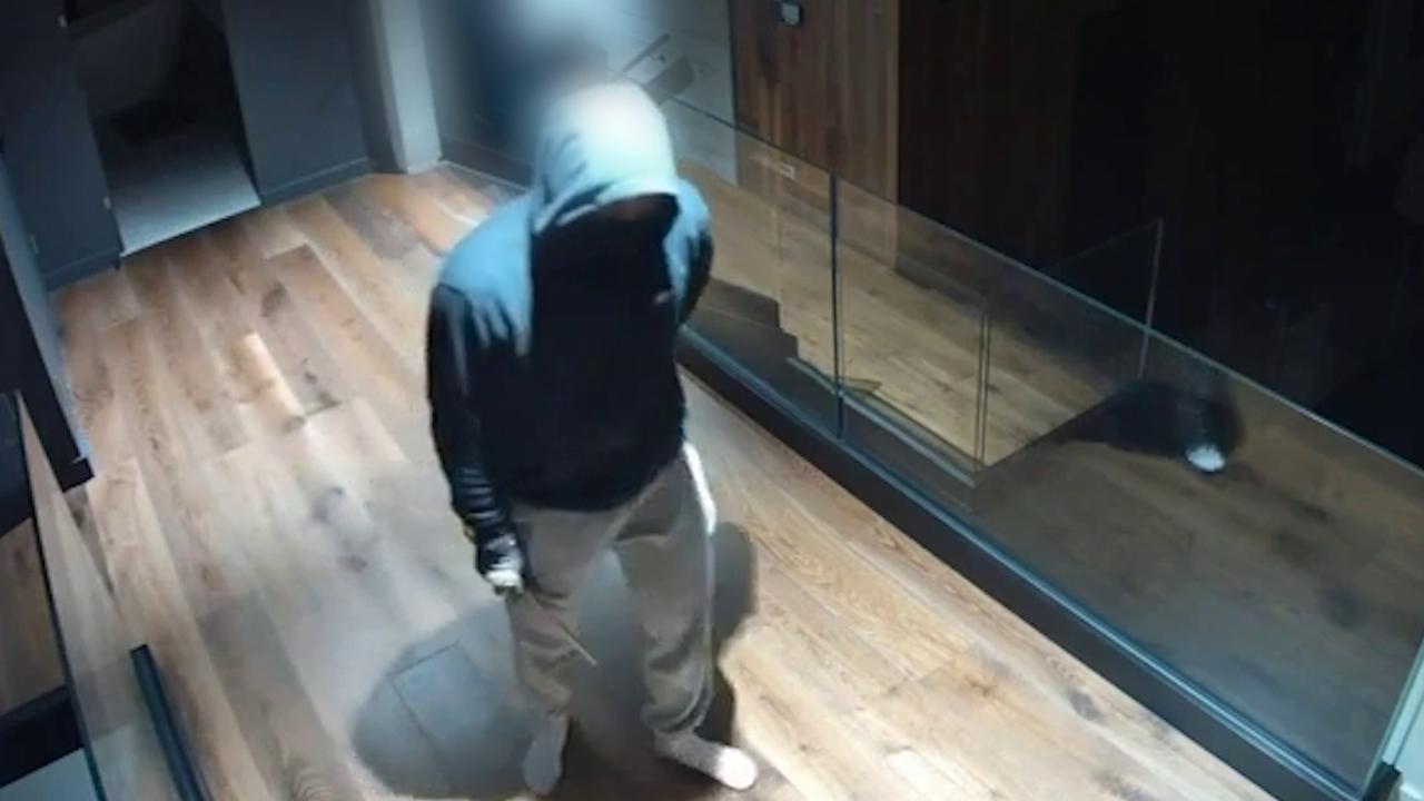 Police have released CCTV footage of armed thieves breaking into homes in Sydney. Picture: NSW Police